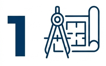 Ikona kroku 1: Plánování a projektování